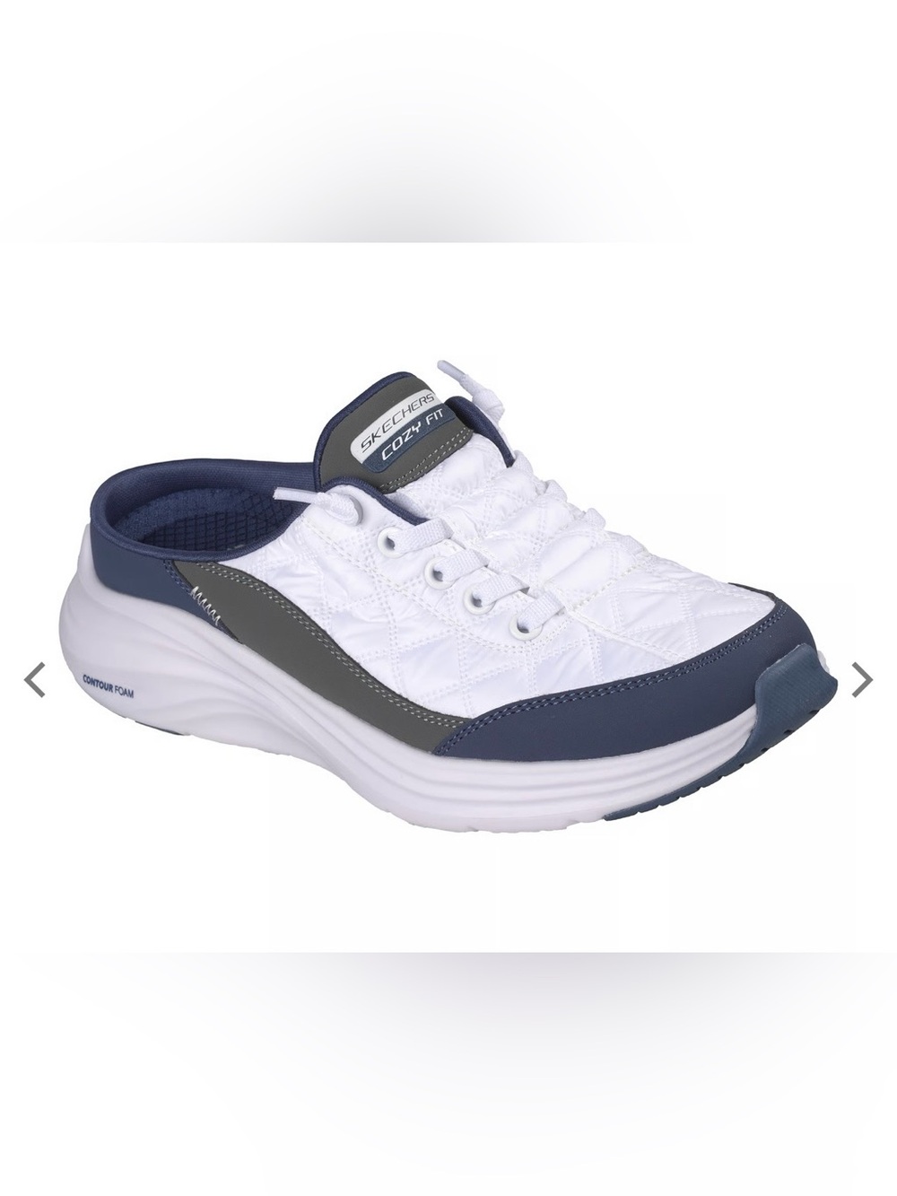 Contour Foam - Cozy Fit Sweet Embrace Navy/White 6.5